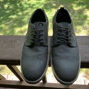 JF J.Ferrar Grey Derby Oxfords Classic Minimalist Design, Almost No Sign Of Wear